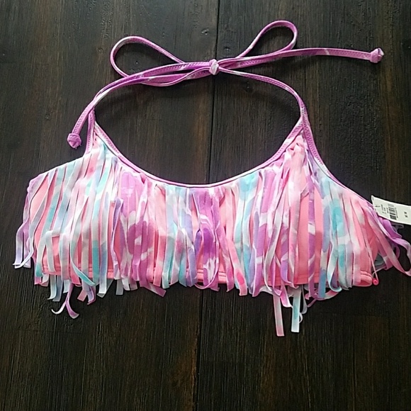 PINK Victoria's Secret Other - NWT Victorias Secret PINK Fringe Bikini Top